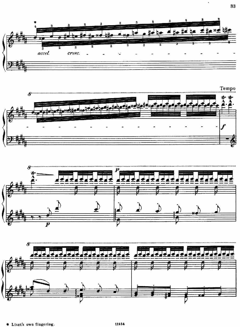Paganini Etudes No.3 in G# （6首帕格尼尼大练习曲之Ⅲ） 钢琴乐谱_第9张