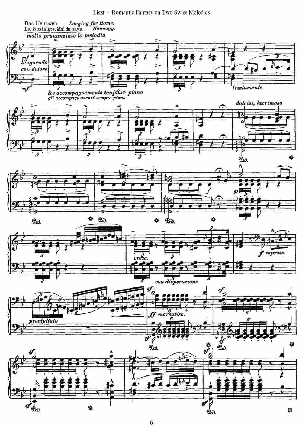 Romantic Fantasy on 2 Swiss Melodies Op.5(浪漫幻想曲) 钢琴乐谱_第6张