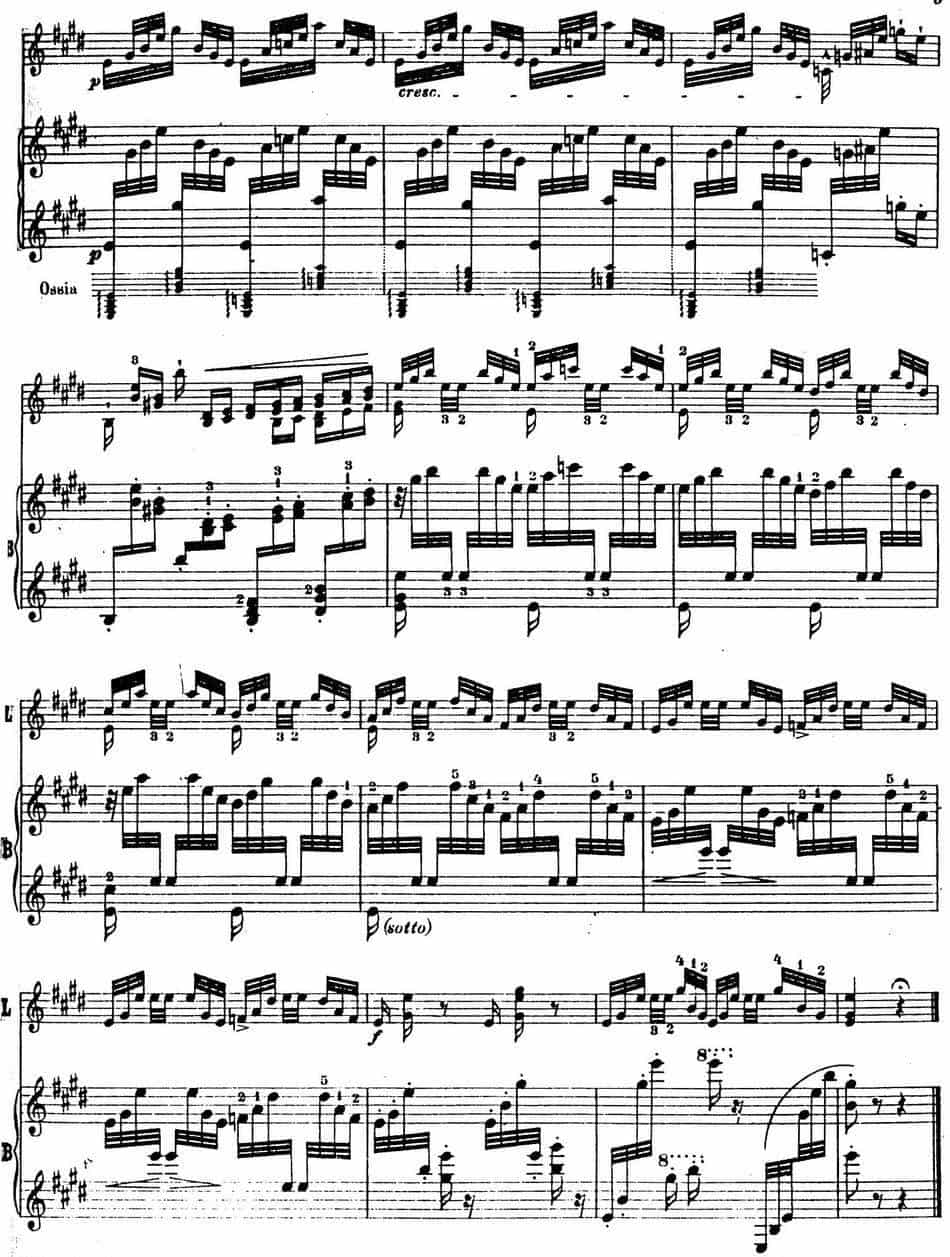 6首帕格尼尼大练习曲（Arpeggio Etude Nr.4） 钢琴乐谱_第8张
