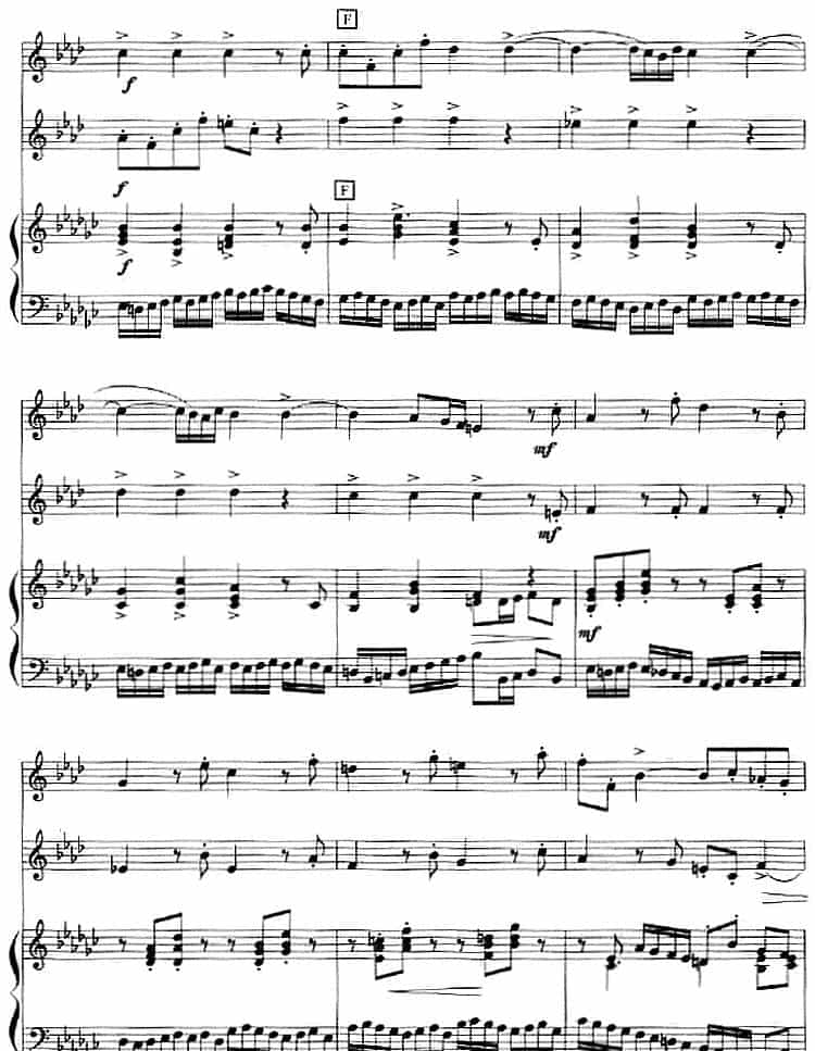 二重奏鸣曲（小号+钢琴伴奏） 铜管乐器谱_第13张