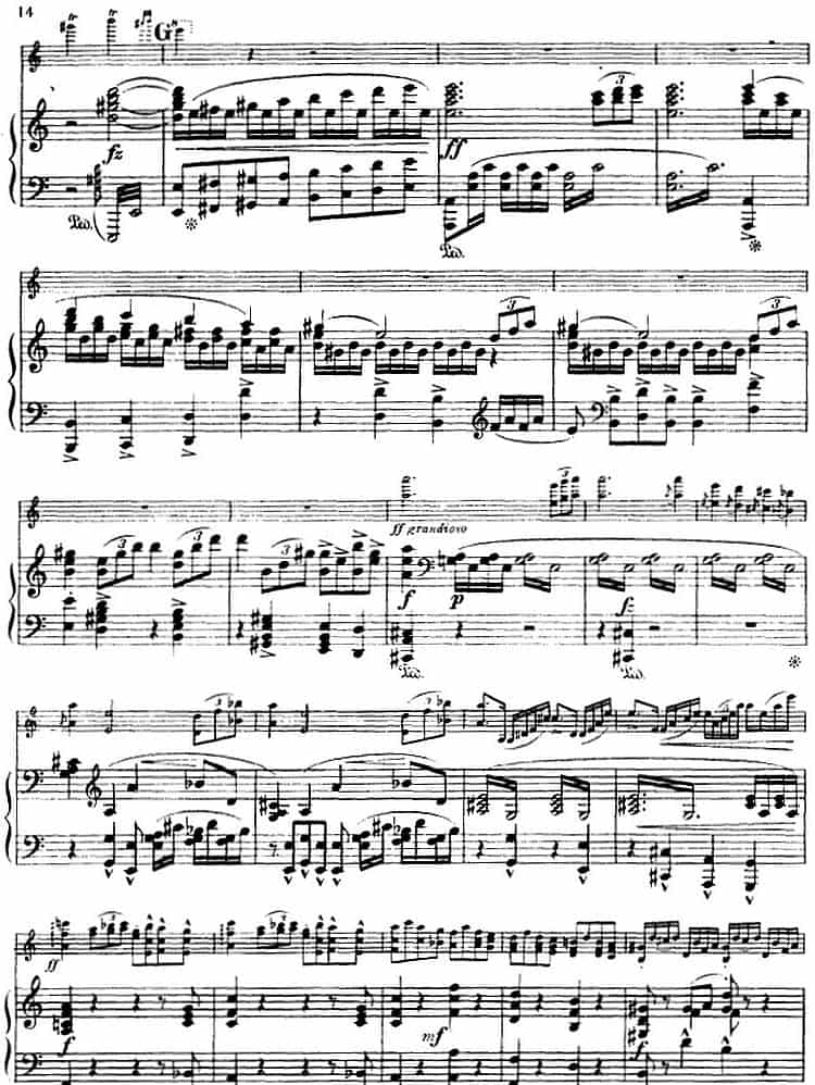 德沃夏克作品53号A小调协奏曲 （小提琴和钢琴） 钢琴乐谱_第12张