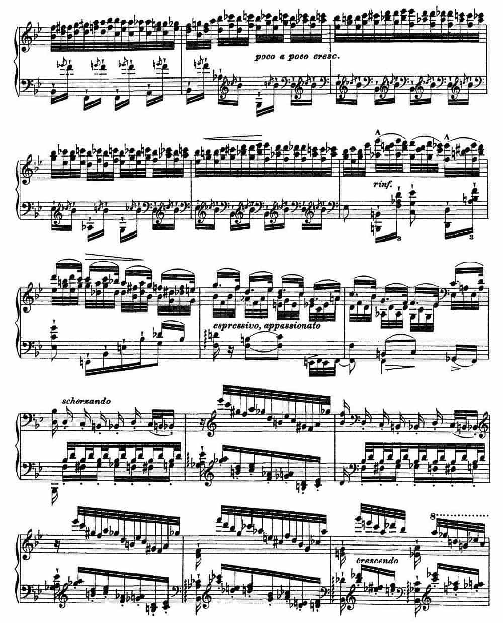 12首超级技巧练习曲：Feux Follets（鬼火） 钢琴乐谱_第3张