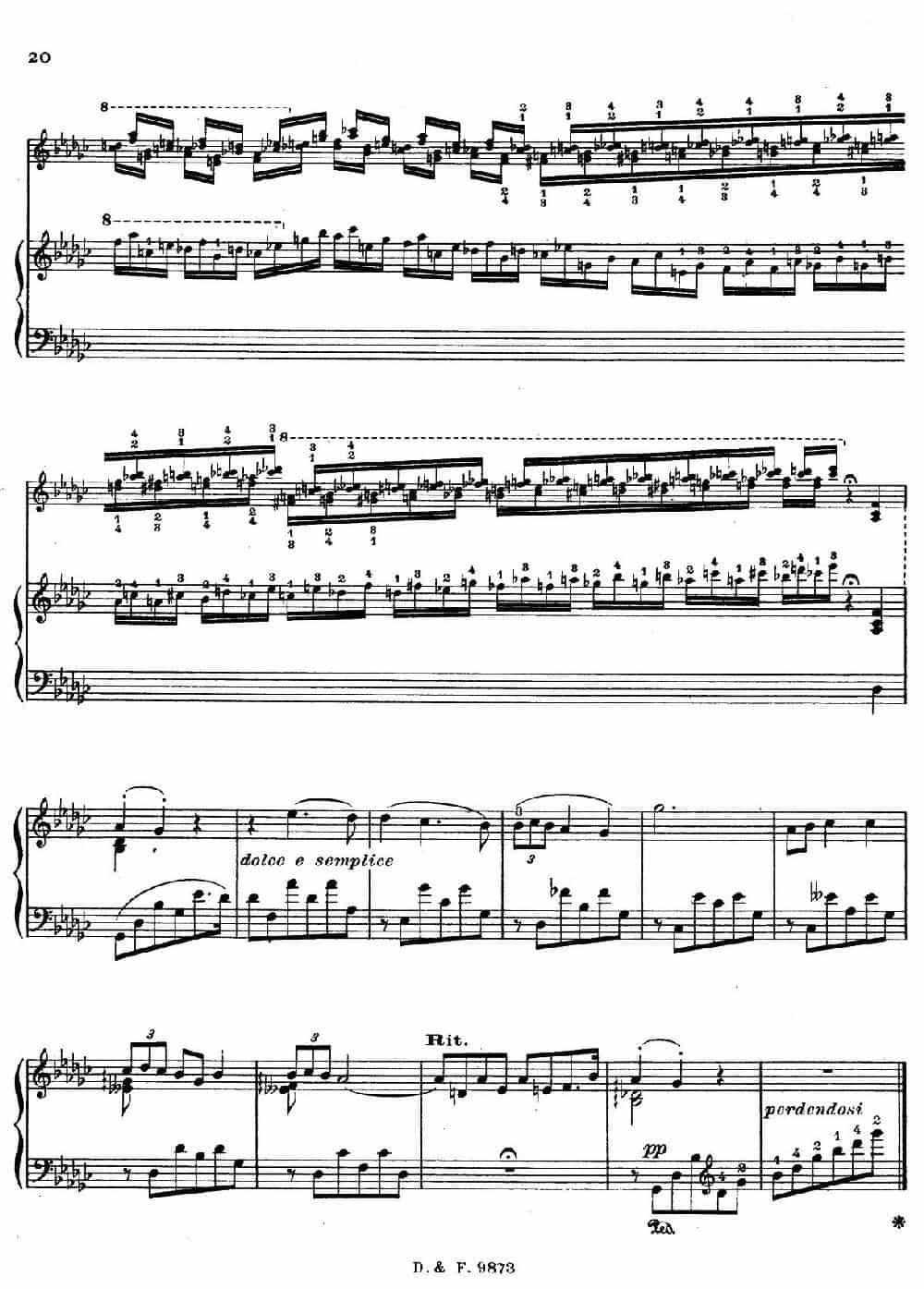 6 Chants Polonais S.480（6首波兰歌曲·Ⅴ） 钢琴乐谱_第5张