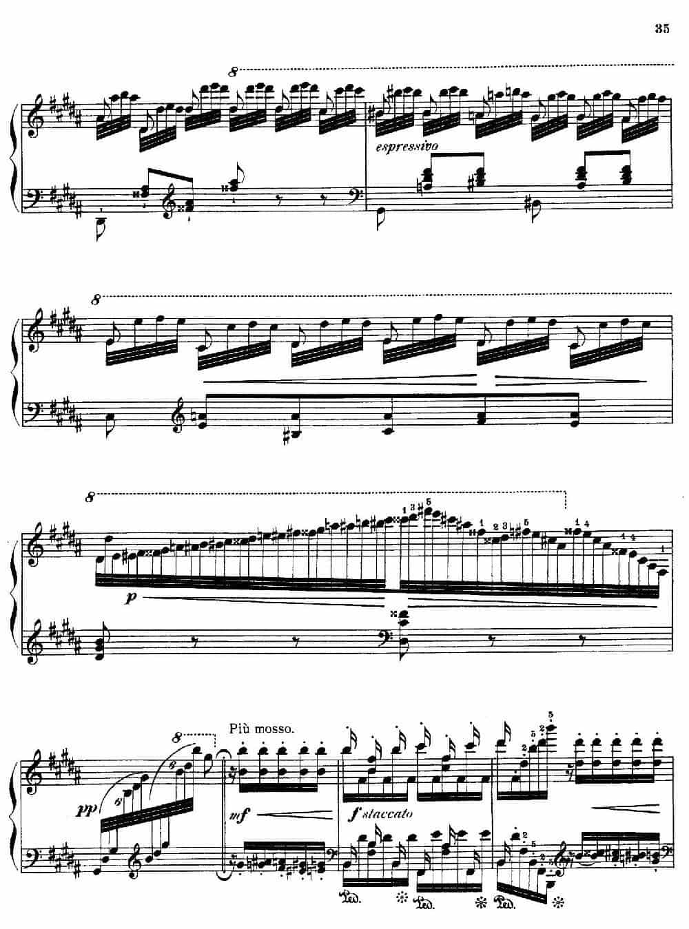 Paganini Etudes No.3 in G# （6首帕格尼尼大练习曲之Ⅲ） 钢琴乐谱_第11张