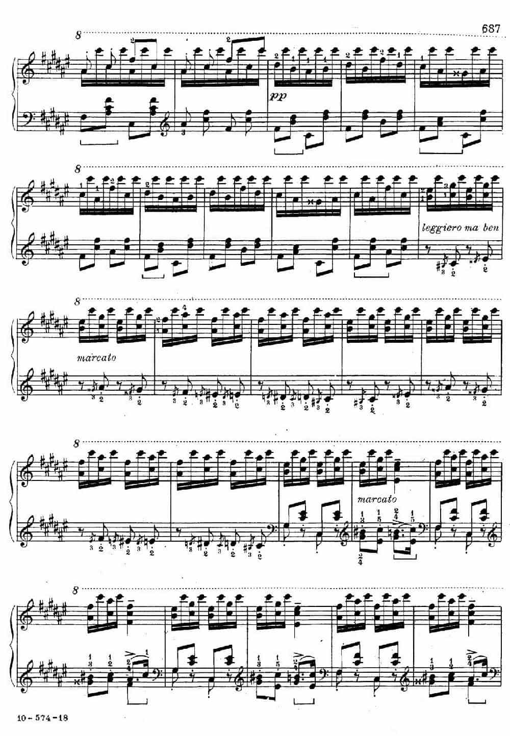 19 Rhapsodies Hongroises S.244 No.2(19首匈牙利狂想曲·第2首) 钢琴乐谱_第10张