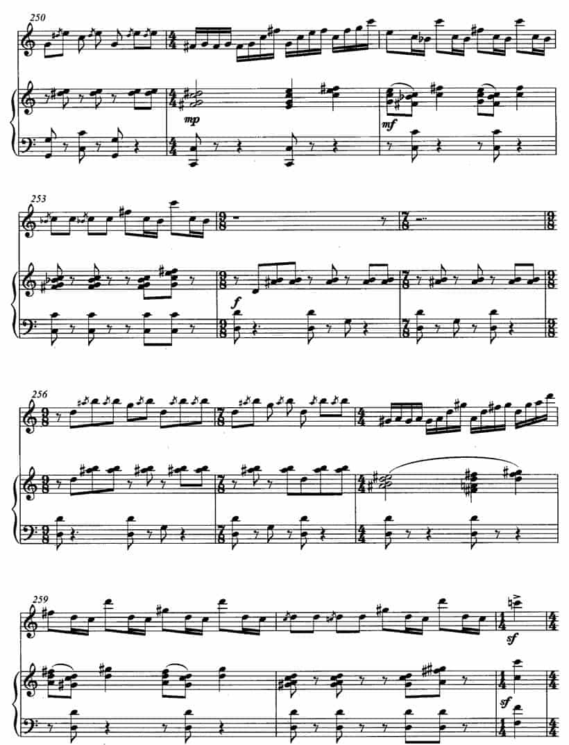 飞歌（笛子协奏曲+钢琴伴奏)P11—2） 笛箫乐谱_第10张