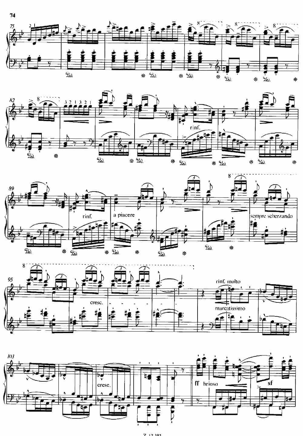 Soirées Musicales S.424（《音乐晚会（全12首）》第11首） 钢琴乐谱_第3张