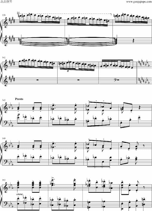 匈牙利狂想曲第9号 钢琴乐谱_第21张