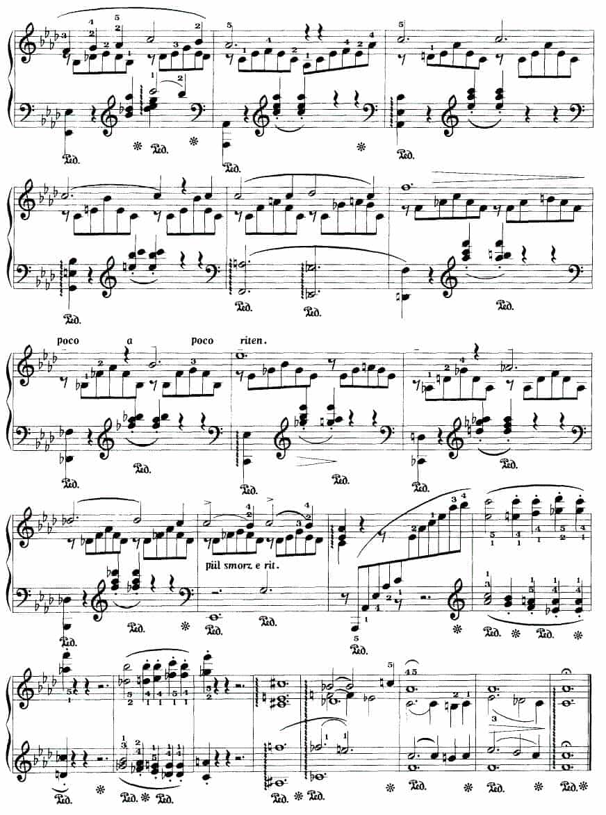 爱之梦（夜曲之三） 钢琴乐谱_第5张