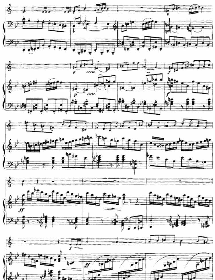 音乐会练习曲（小号+钢琴伴奏） 铜管乐器谱_第5张