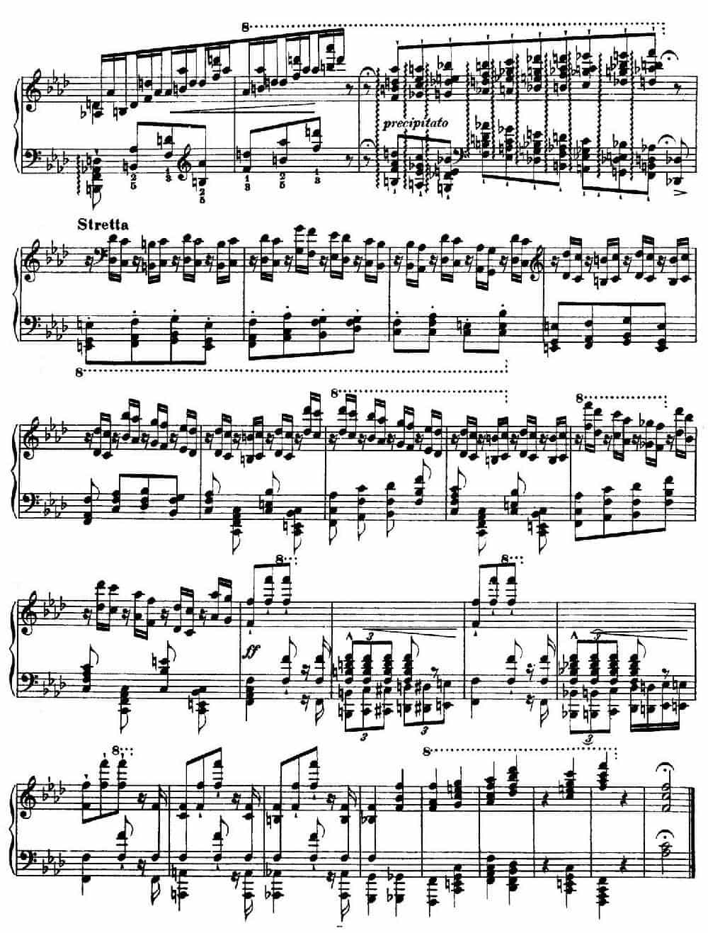 12 Etudes d'execution Transcendante S.139(12首超技练习曲·10) 钢琴乐谱_第10张