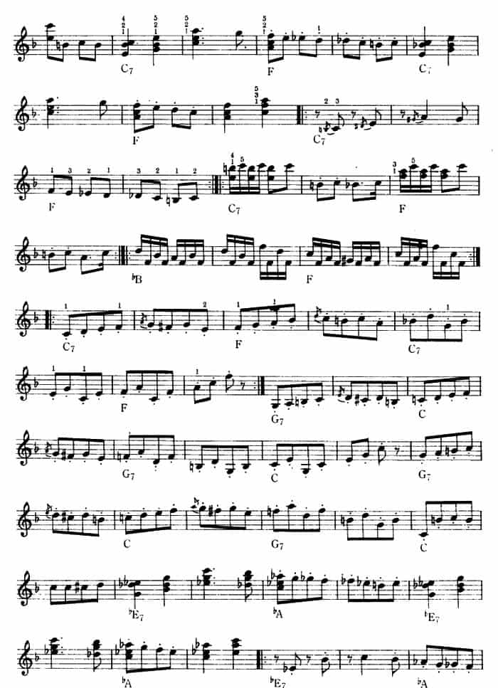 匈牙利狂想曲第2号 电子琴乐谱_第6张