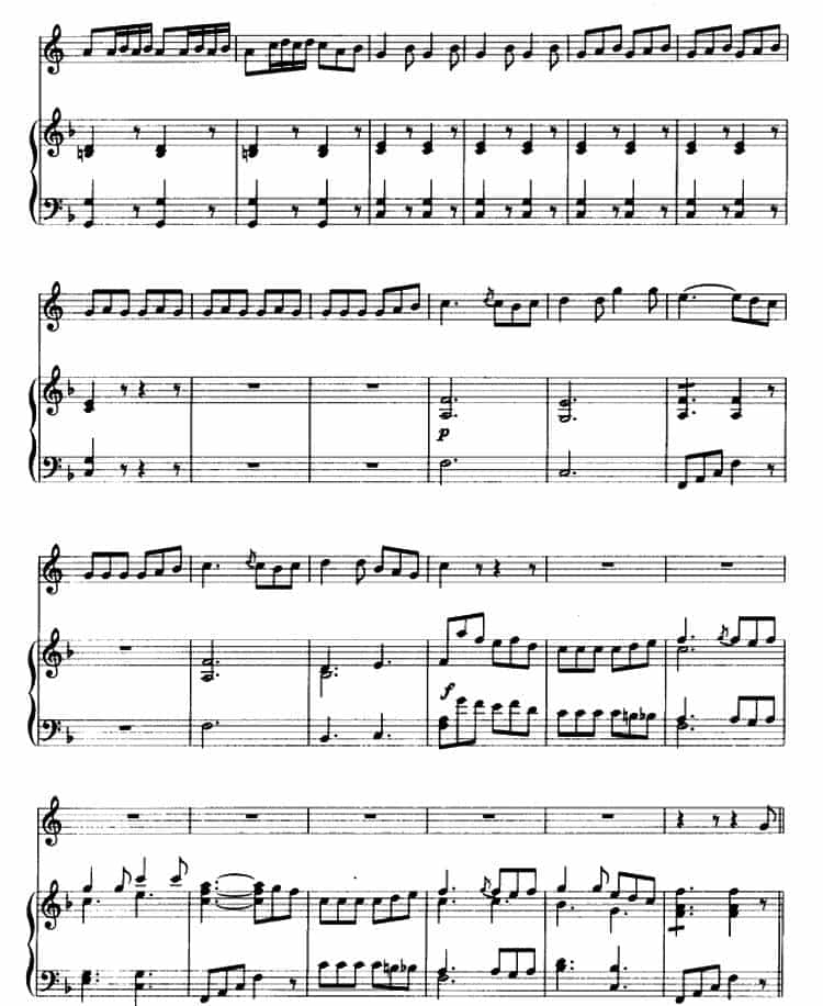回旋曲（圆号+钢琴伴奏） 铜管乐器谱_第4张