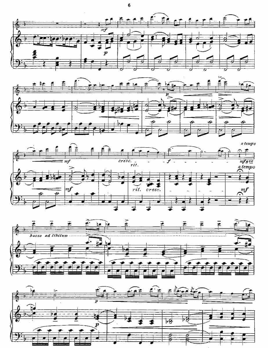 Opern-Transcriptionen.Op.45-3（长笛+钢琴伴奏） 长笛乐谱_第6张