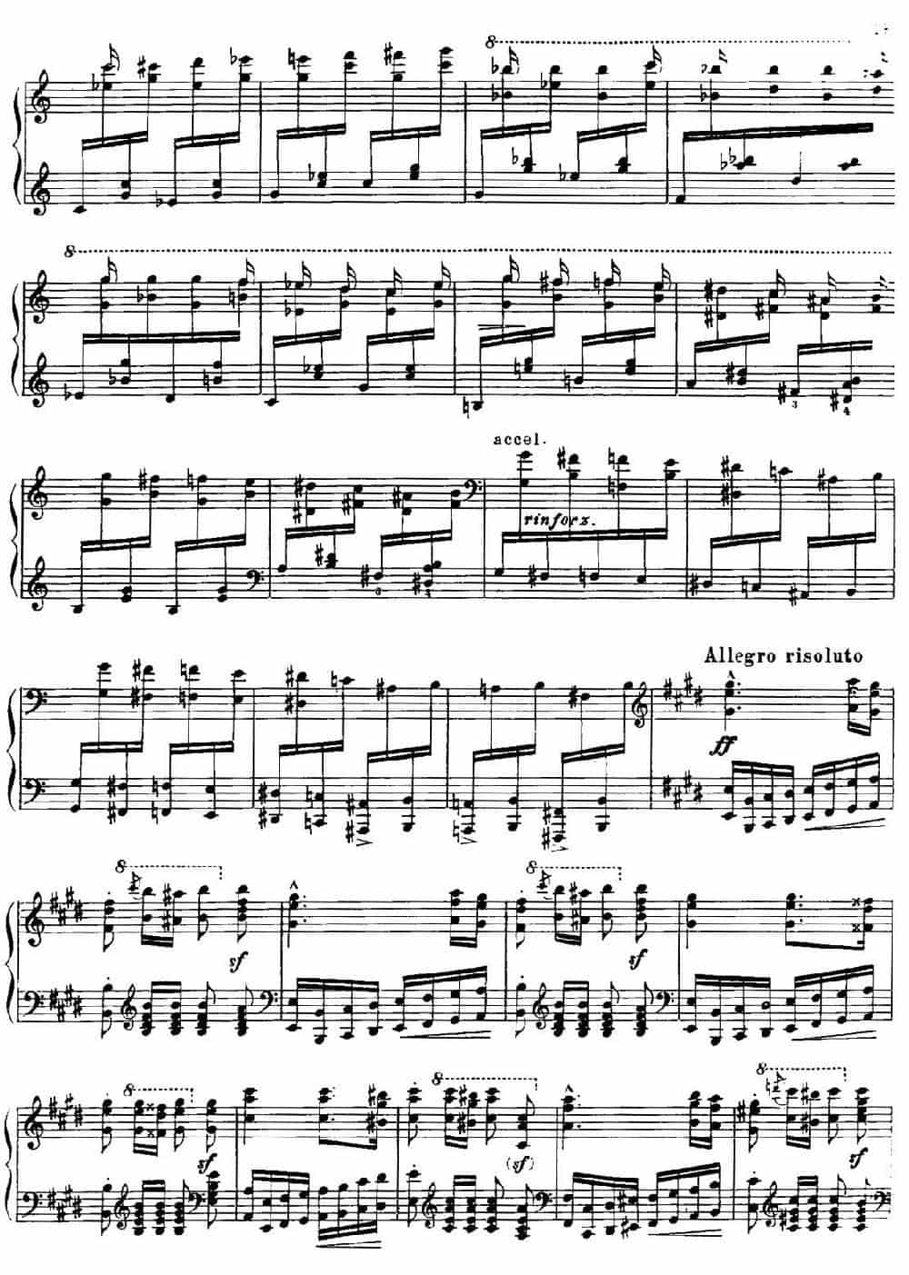 19 Rhapsodies Hongroises S.244  No.1（19首匈牙利狂想曲·第1首） 钢琴乐谱_第15张