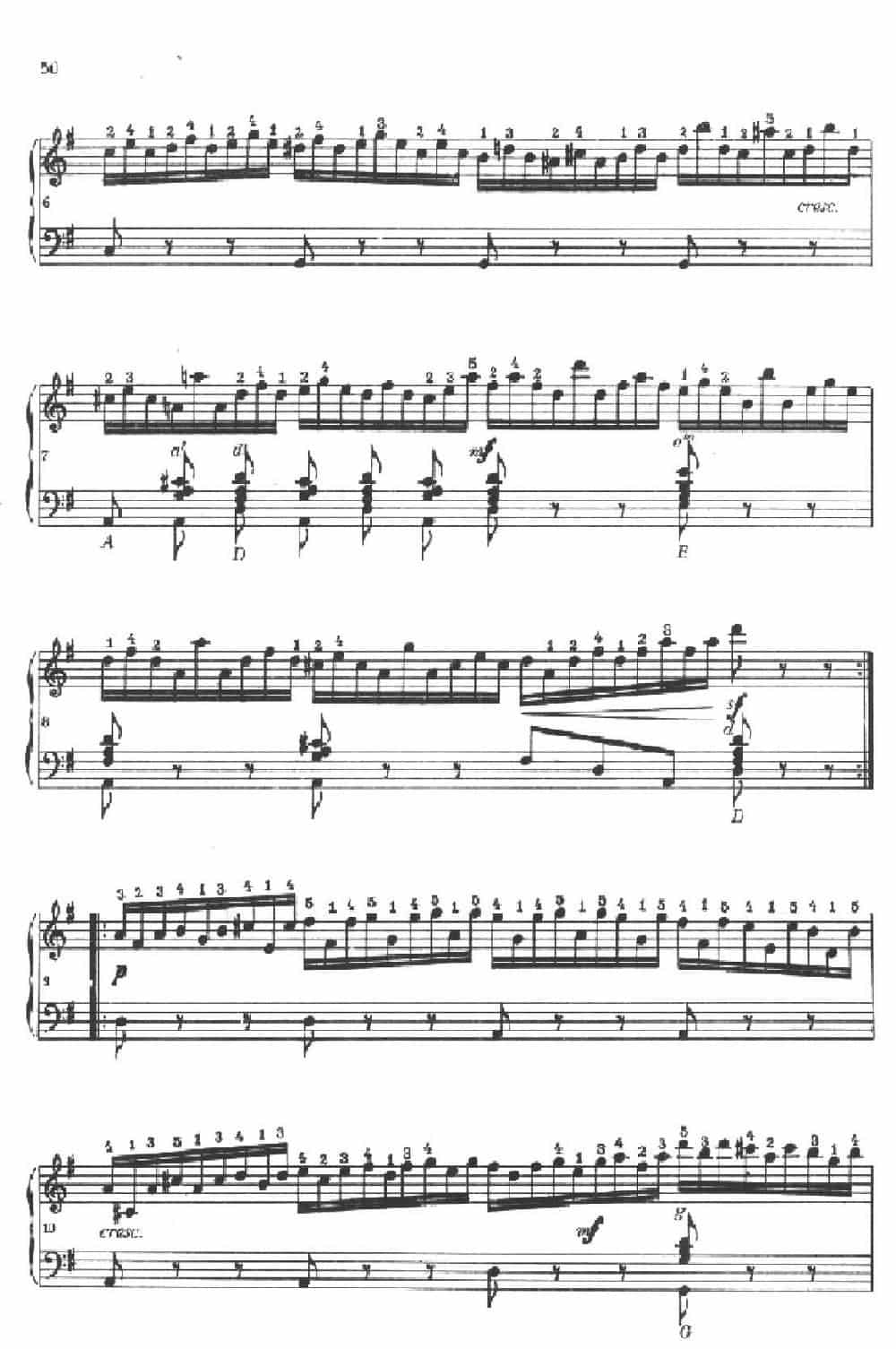 《车尔尼手风琴练习曲集》第Ⅱ册（第21——23首） 手风琴乐谱_第6张