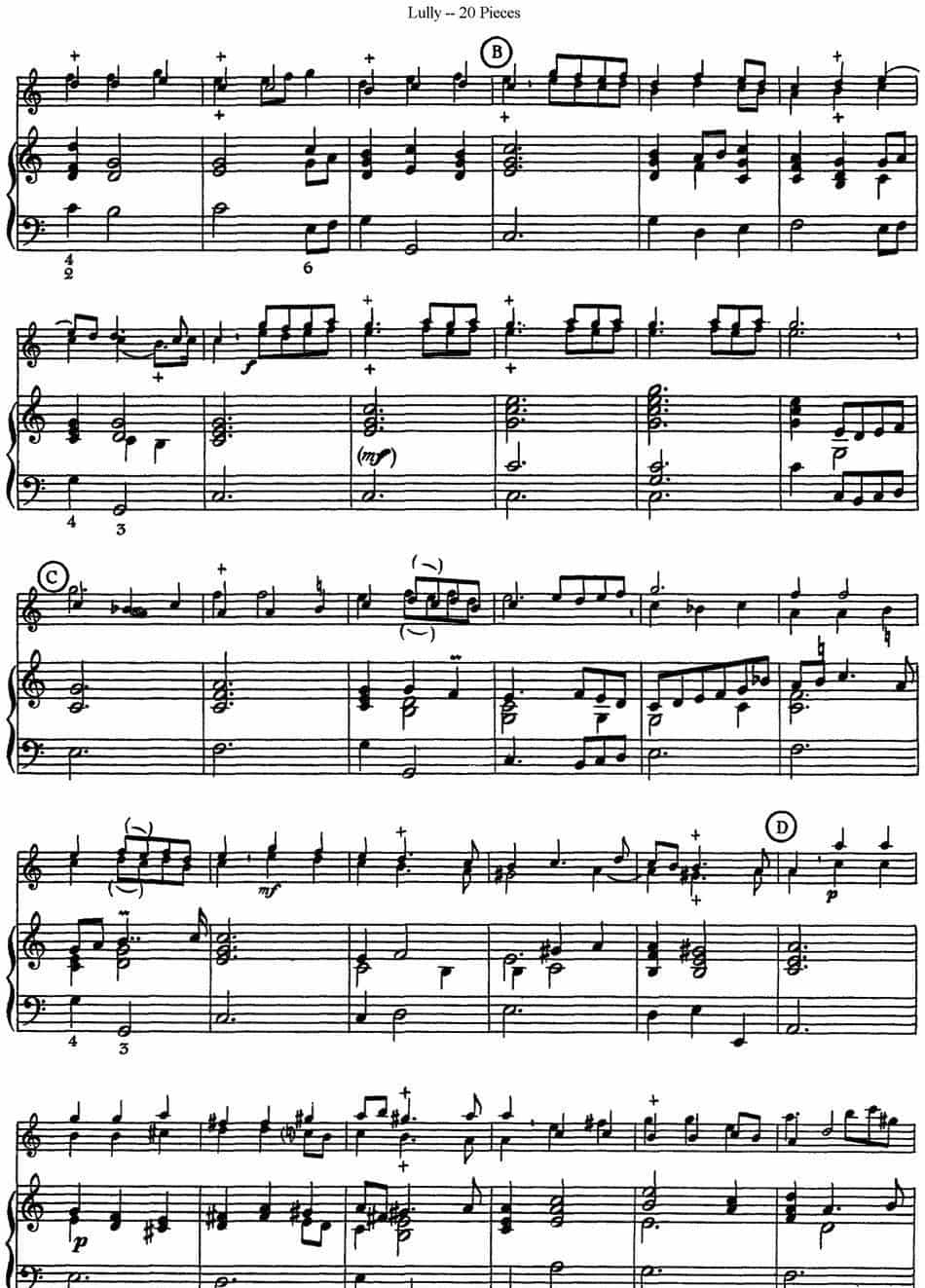 卢黎20首长笛附带钢琴伴奏曲 长笛乐谱_第31张