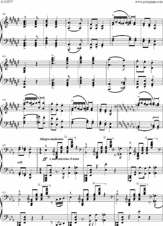 匈牙利狂想曲第9号 钢琴乐谱_第24张