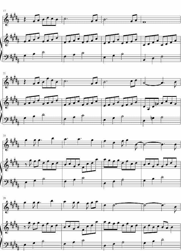 爱的供养（电视剧《宫》主题曲、长笛+钢琴） 长笛乐谱_第2张