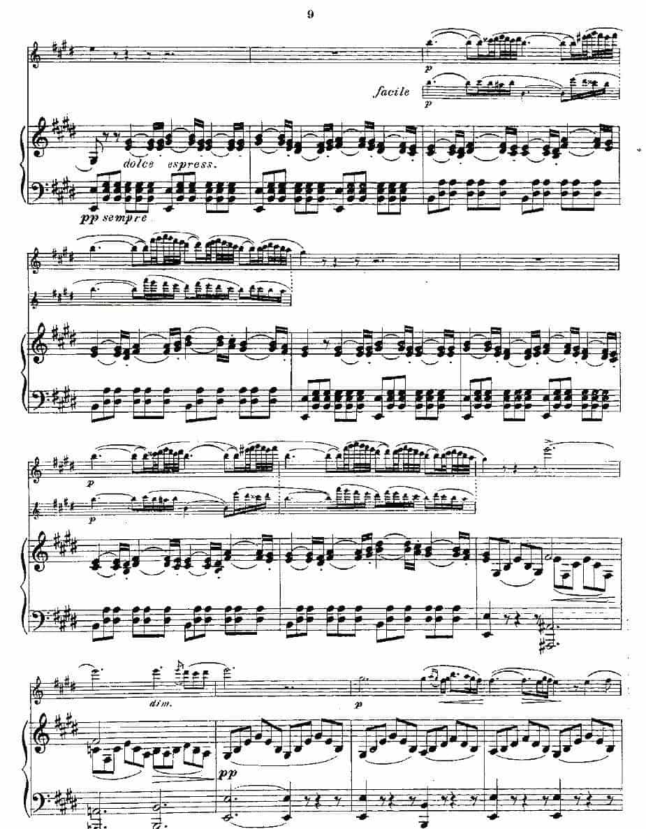Opern-Transcriptionen.Op.45-2（长笛+钢琴伴奏） 长笛乐谱_第8张