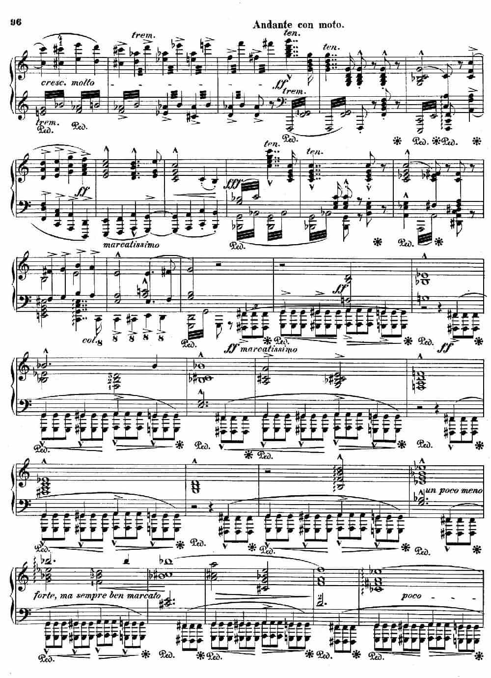 Orpheus S.98（第四交响诗）（钢琴独奏版） 钢琴乐谱_第7张