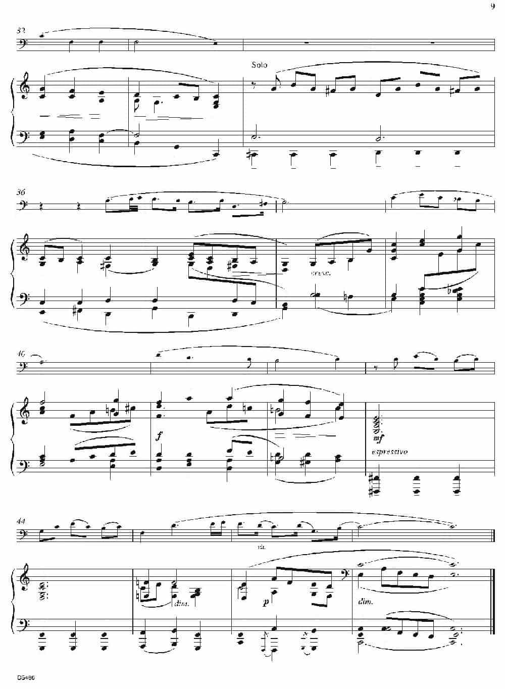 Aria （Bist du bei mir）（巴松+钢琴伴奏） 铜管乐器谱_第3张