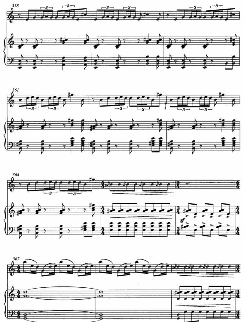 飞歌（笛子协奏曲+钢琴伴奏)P21—3） 笛箫乐谱_第6张