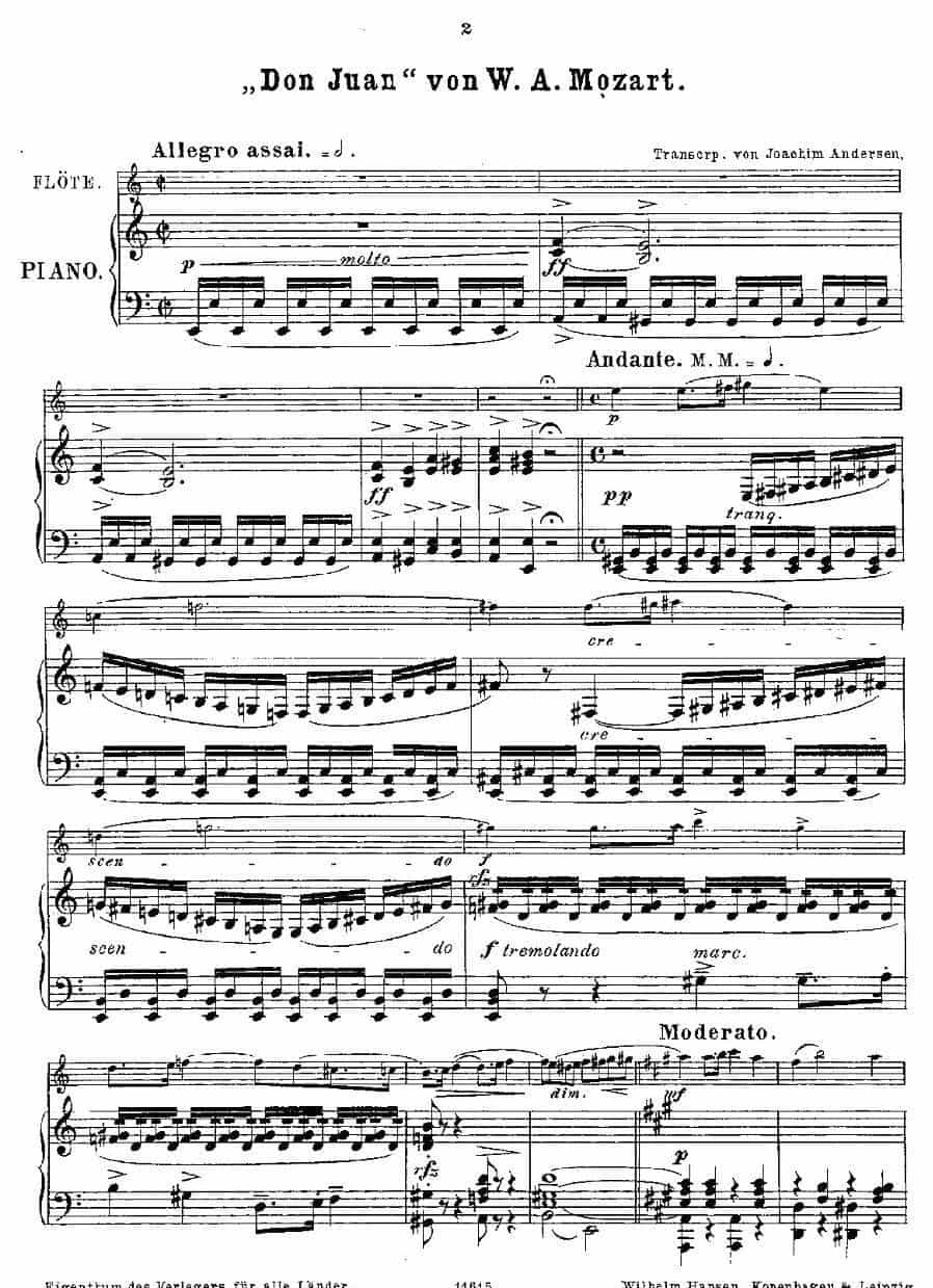 Opern-Transcriptionen.Op.45-5（长笛+钢琴伴奏） 长笛乐谱_第1张