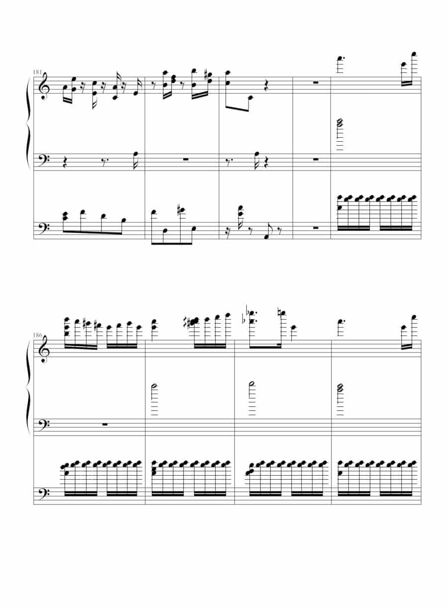 李斯特的帕格尼尼练习曲No. 6 钢琴乐谱_第12张