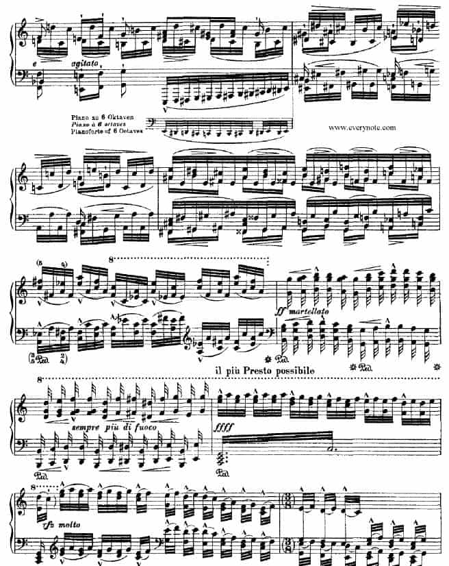 钟声大幻想曲  钢琴乐谱_第22张