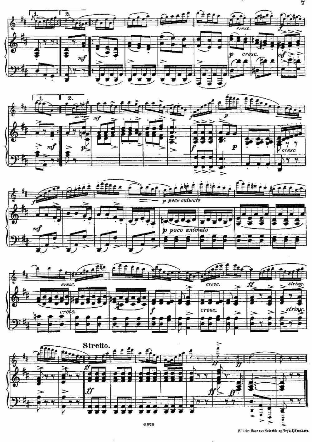 Fantaisies nationales. Danois. （Op.59 No.1）（长笛+钢琴伴奏） 长笛乐谱_第6张