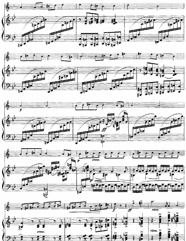 音乐会练习曲（小号+钢琴伴奏） 铜管乐器谱_第6张