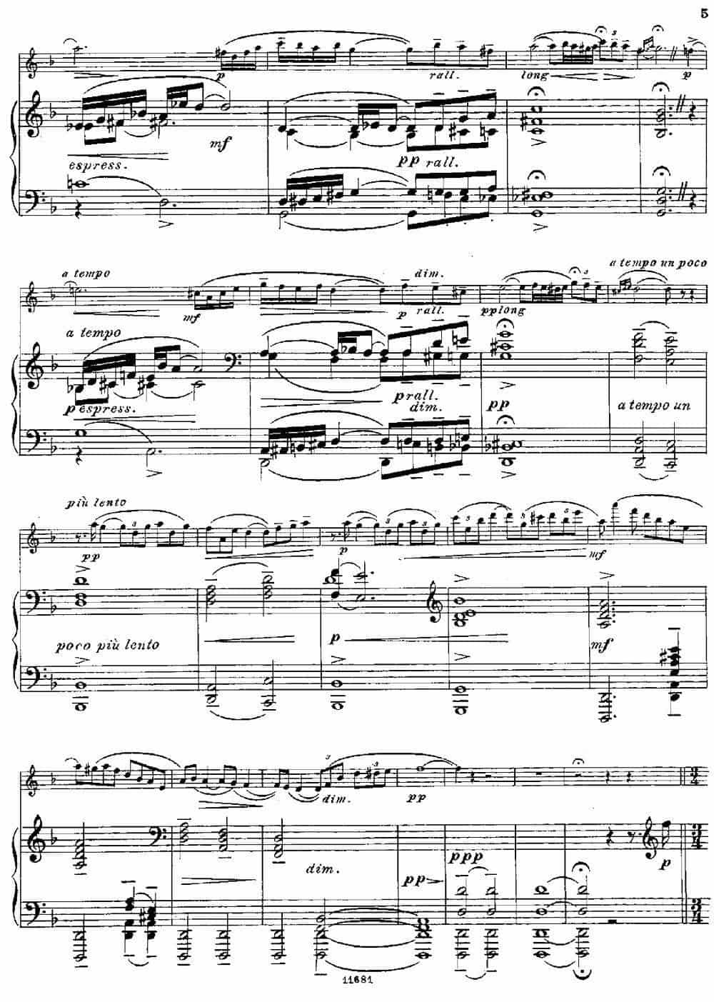 Fantaisies nationales. Suedois.（Op.59 No.4）（长笛+钢琴伴奏） 长笛乐谱_第3张