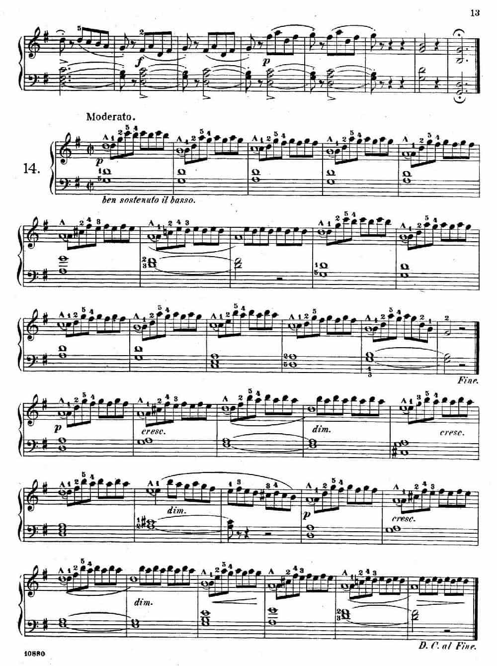 Etudes Enfantines Op.37（儿童钢琴练习曲 第11——14首） 钢琴乐谱_第4张