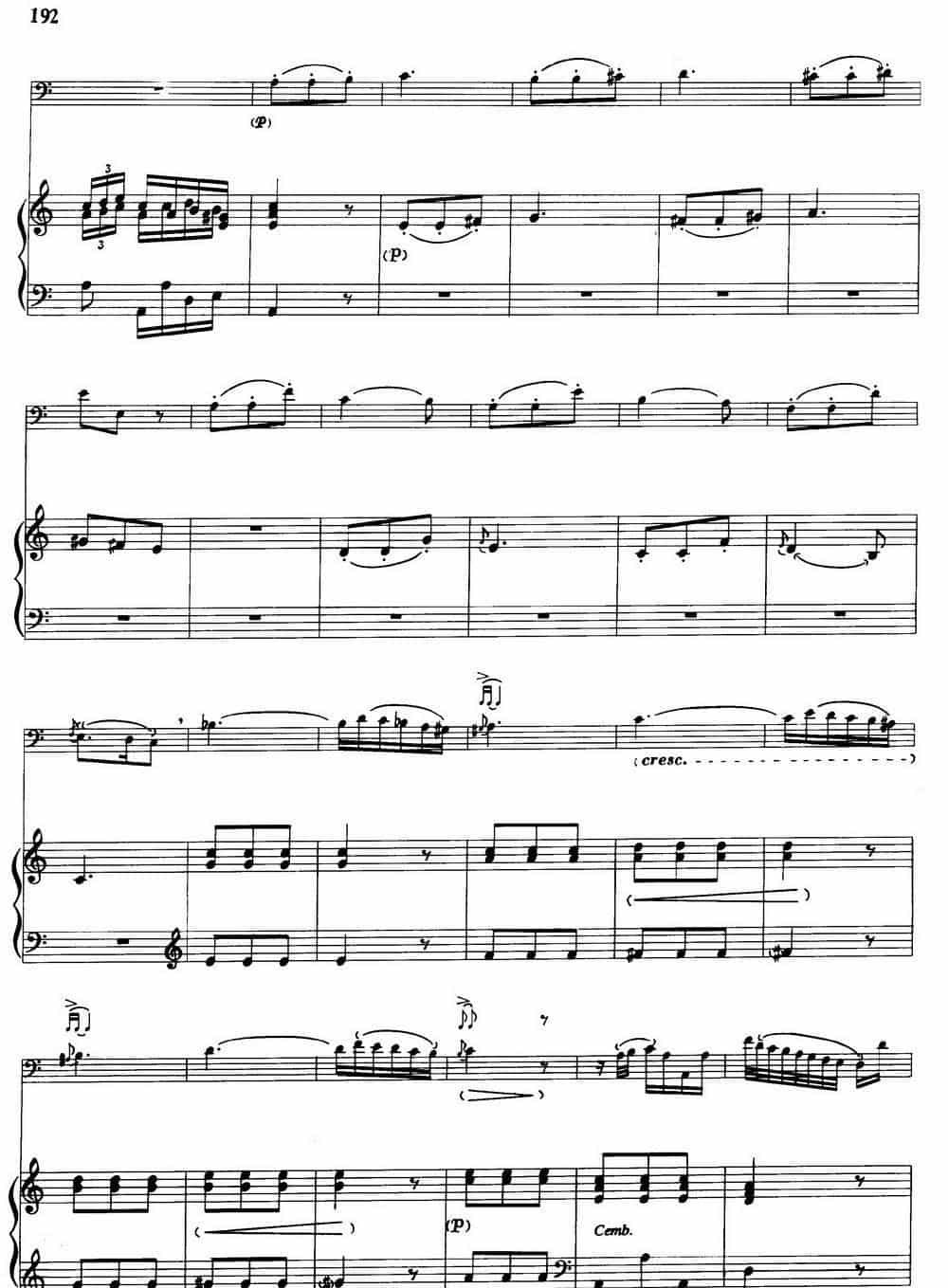 a小调协奏曲（大管+钢琴伴奏） 铜管乐器谱_第6张