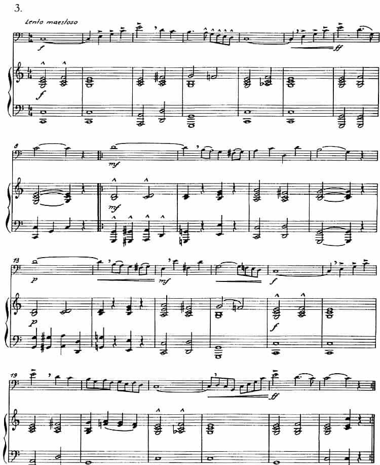 根据朱塞佩·孔科涅作品改编的四首旋律练习曲（长号+钢琴伴奏） 铜管乐器谱_第5张