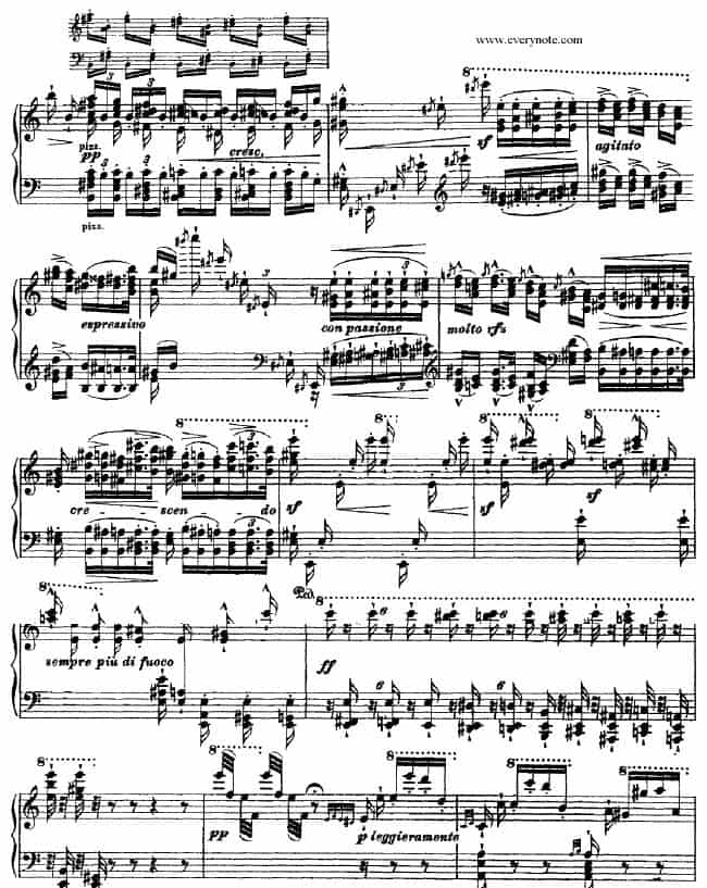 钟声大幻想曲  钢琴乐谱_第11张