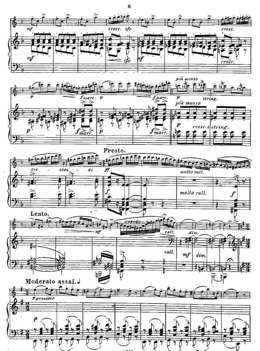 Fantaisies nationales. Op. 59, 3. （长笛+钢琴伴奏） 长笛乐谱_第5张