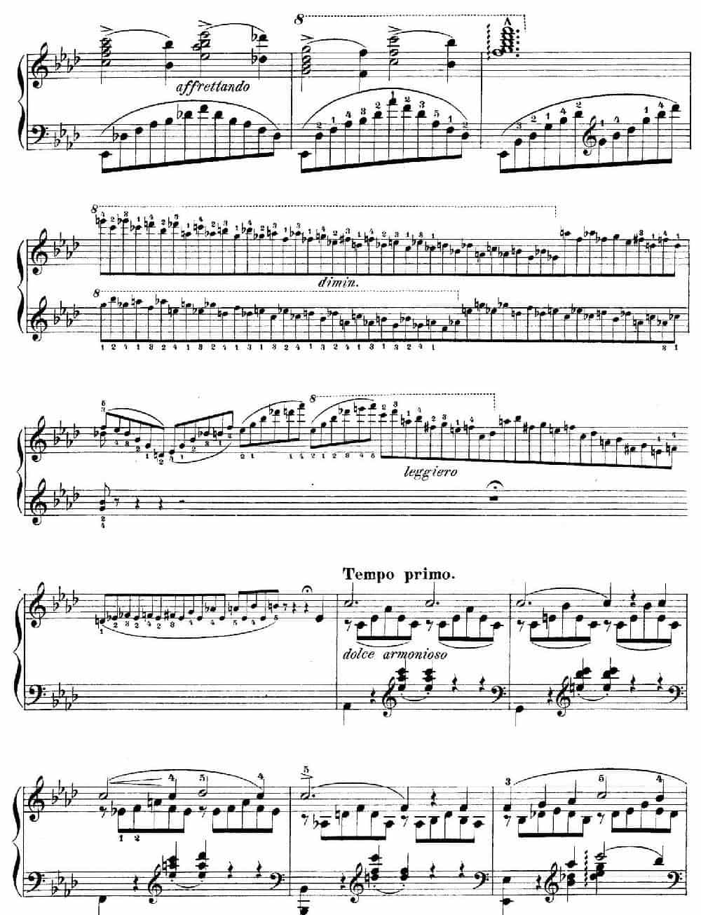 Notturnos S.541（3首夜曲“爱之梦”·3） 钢琴乐谱_第5张