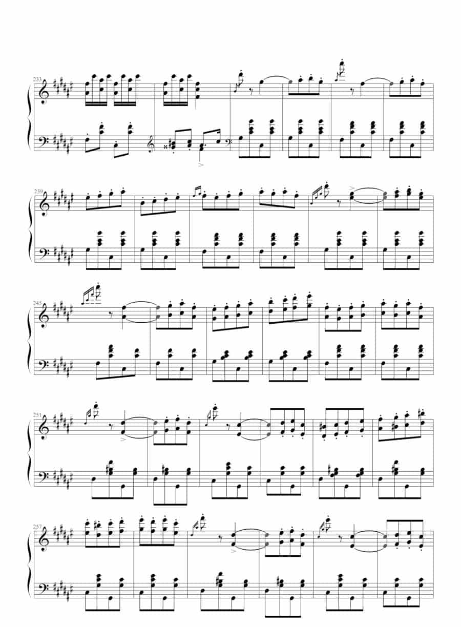 匈牙利狂想曲第二号 钢琴乐谱_第10张