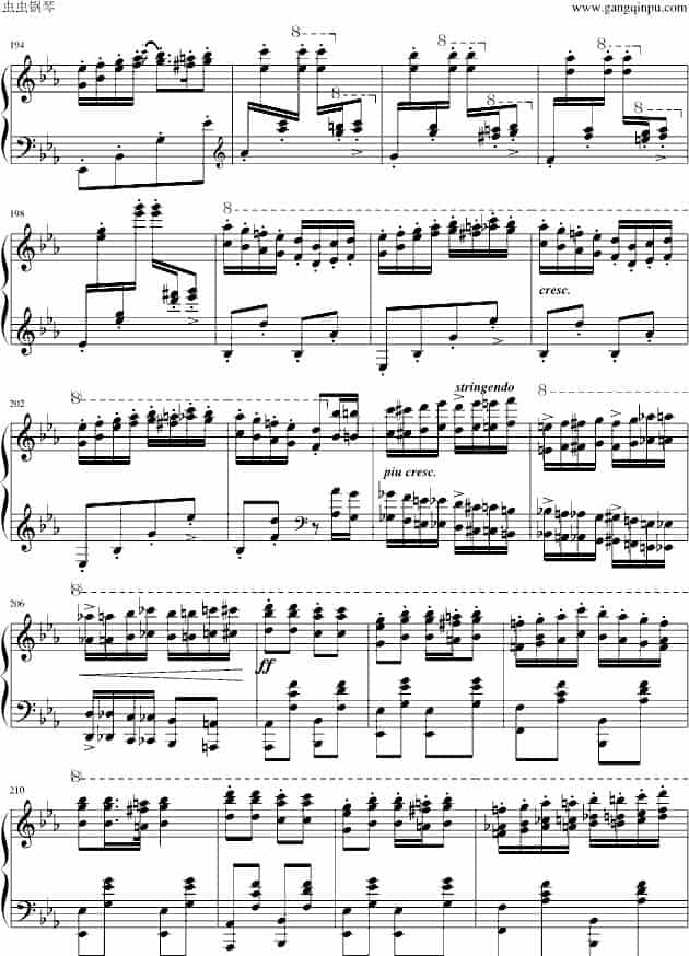 匈牙利狂想曲第9号 钢琴乐谱_第14张