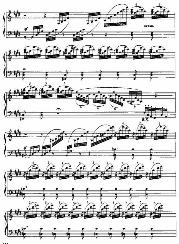 西班牙狂想曲 手风琴乐谱_第2张