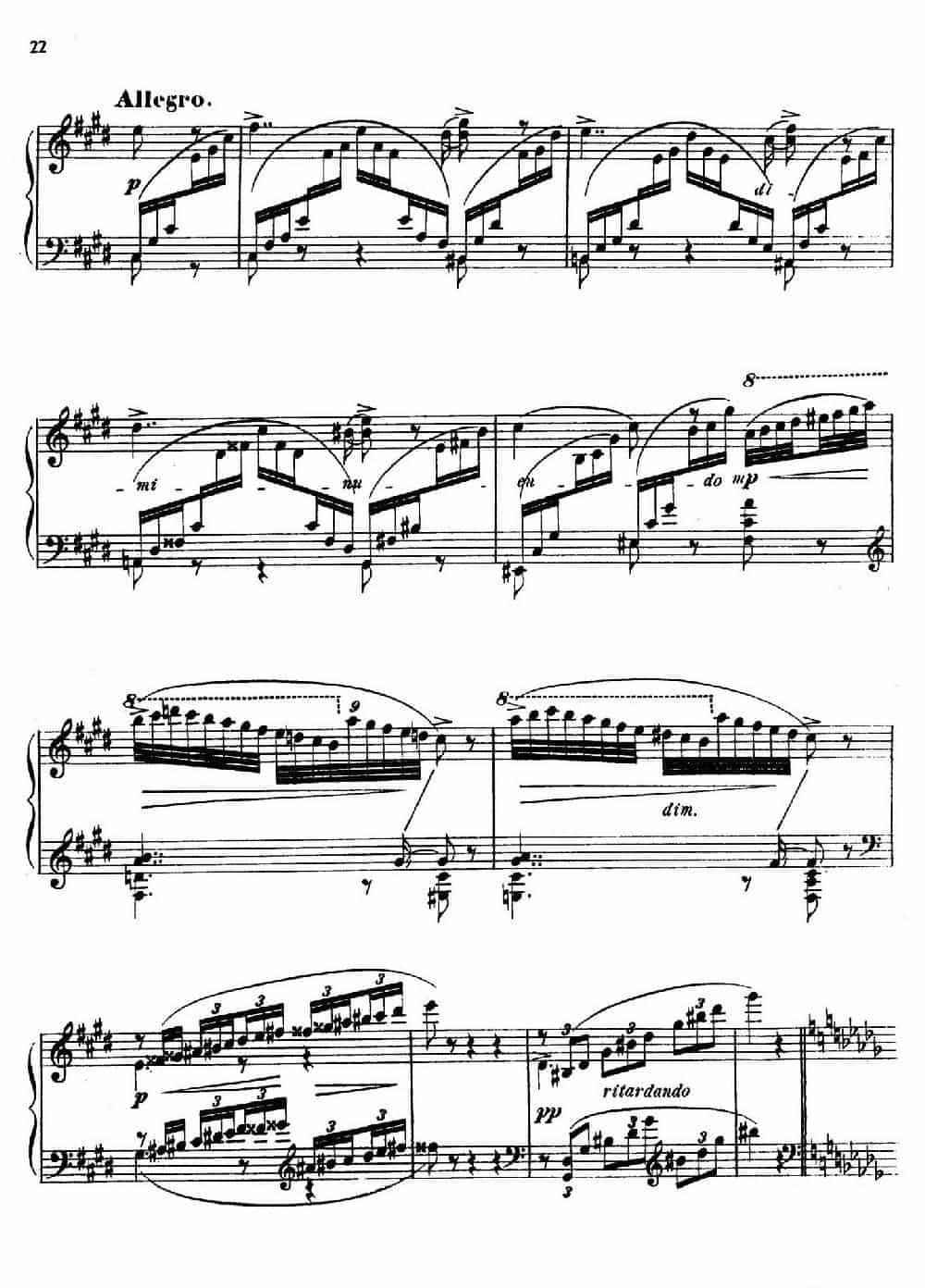 24 Characteristic Pieces Op.36（24首性格小品·4） 钢琴乐谱_第3张
