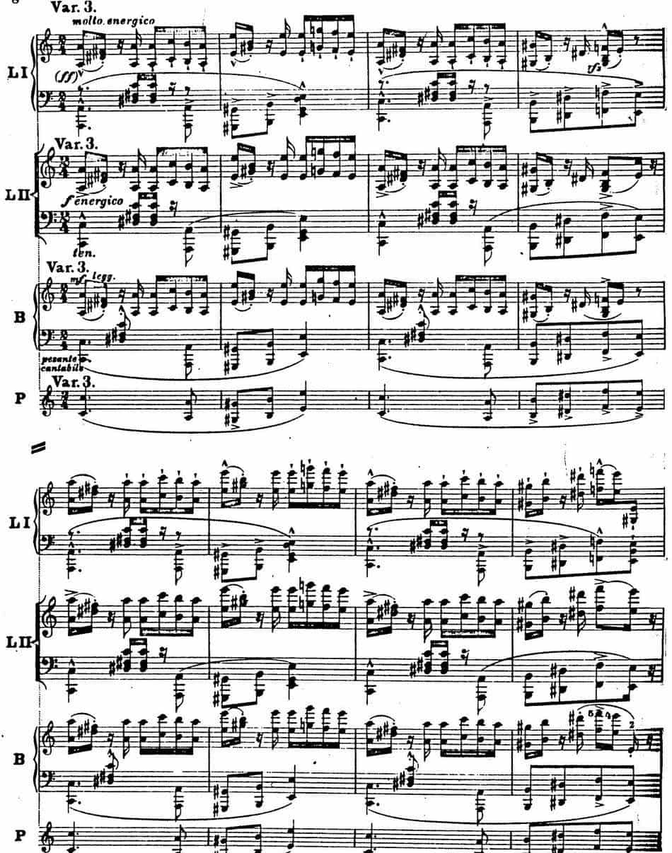 6首帕格尼尼大练习曲（Thema mit Variationen Etude Nr.6） 钢琴乐谱_第8张