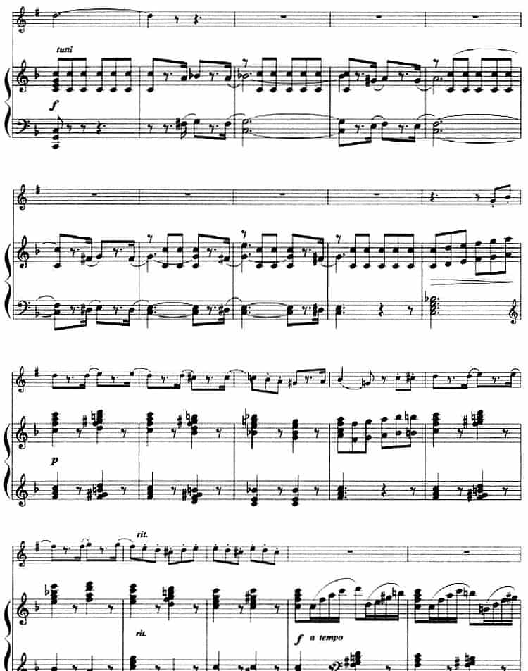 意大利幻想曲（小号+钢琴伴奏） 铜管乐器谱_第11张