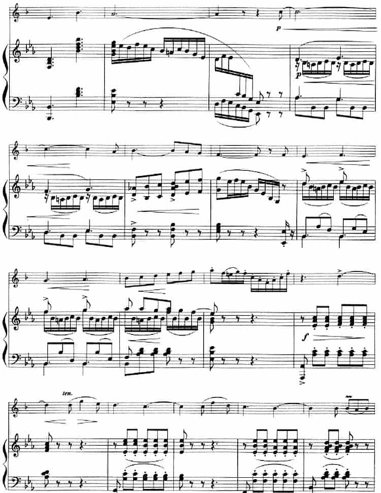 音乐会回旋曲（小号+钢琴伴奏） 铜管乐器谱_第11张