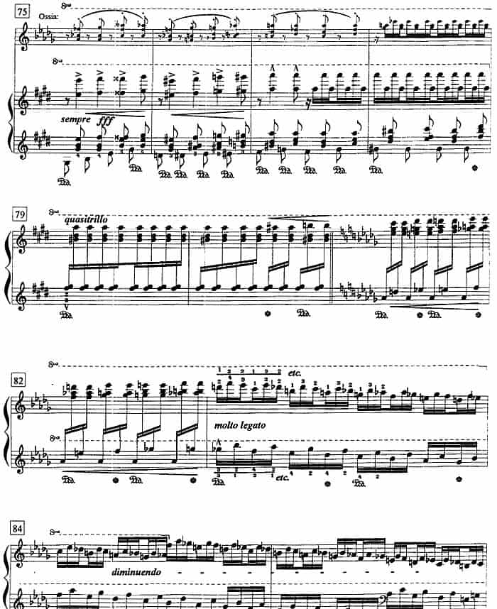 钢琴教程第八级 练习曲（森林的呼啸） 钢琴乐谱_第8张
