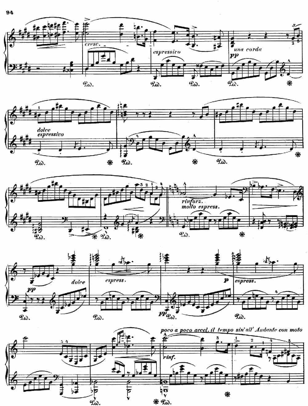 Orpheus S.98（第四交响诗）（钢琴独奏版） 钢琴乐谱_第5张