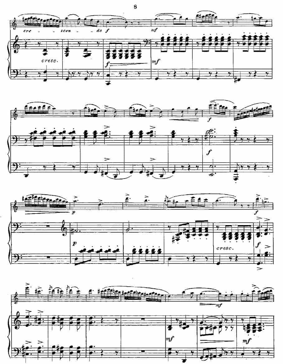 Opern-Transcriptionen.Op.45-7（长笛+钢琴伴奏） 长笛乐谱_第7张