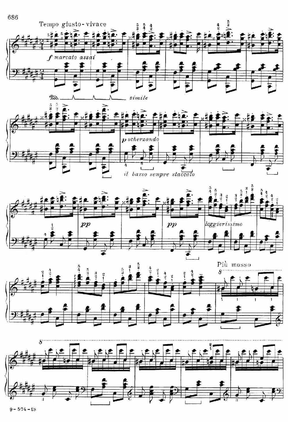 19 Rhapsodies Hongroises S.244 No.2(19首匈牙利狂想曲·第2首) 钢琴乐谱_第9张